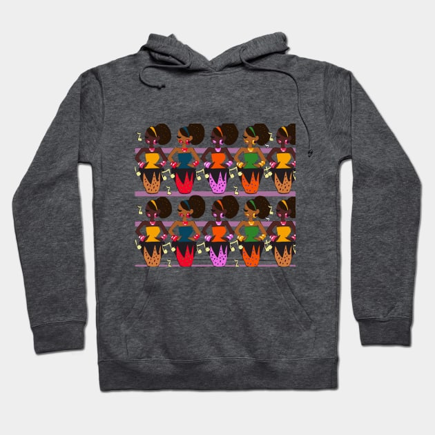 Afro beats Hoodie by SoukainaDreams